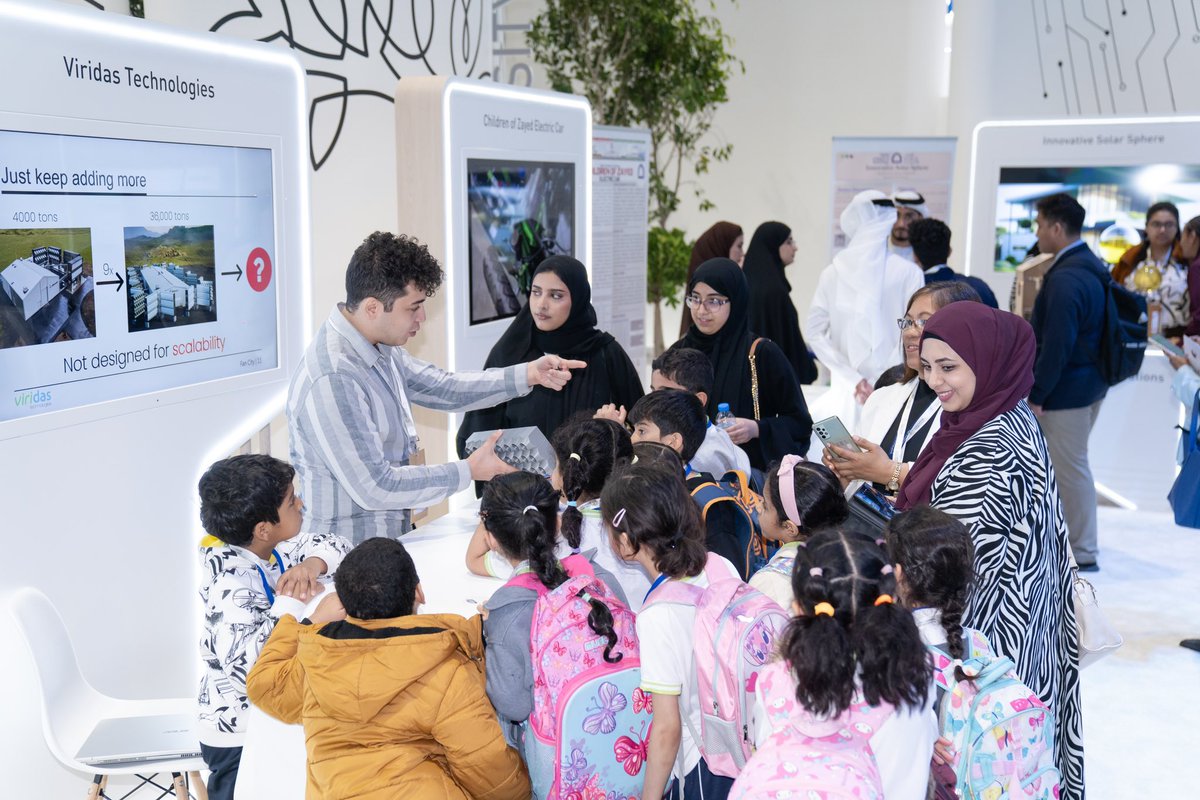 ADNECGroup's tweet image. During Abu Dhabi Sustainability Week, innovators and changemakers come together to showcase the latest advancements in clean energy, green hydrogen, and waste management. 🌍💚

Be part of the event where we make a difference together at ADNEC Centre Abu Dhabi! 🌱

#ADNECGroup