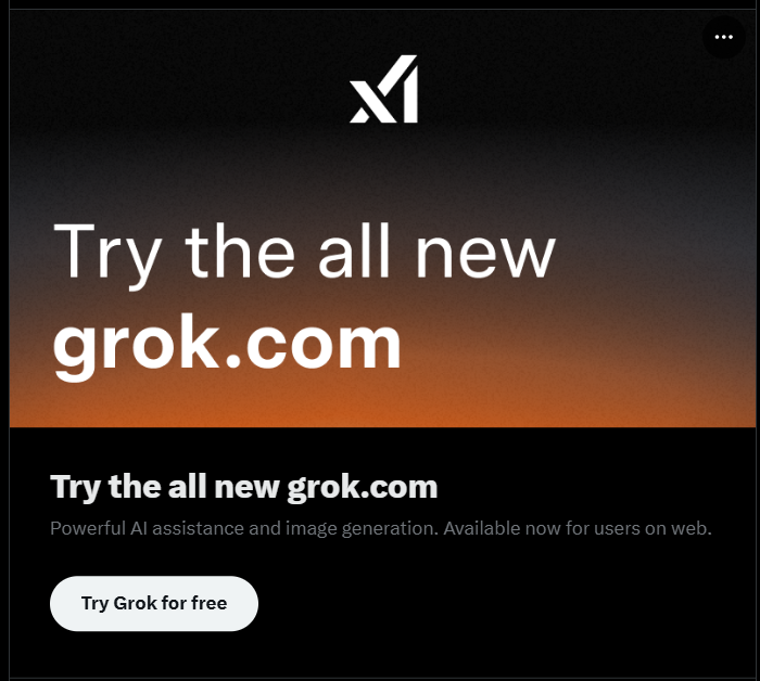 realdompedroza's tweet image. PSA

If you don't know what this may lead to, you are not paying attention...let's just say that you should start using the phrase "Grok it." or "Just Grok the information." #GoodbyeGoogle