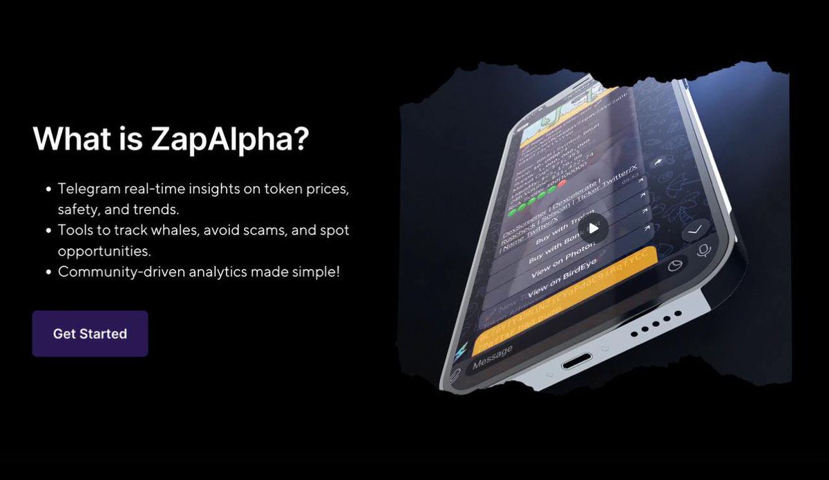 Work in progress 🛠️

The focus is on our holders 🫵

$ZALPHA