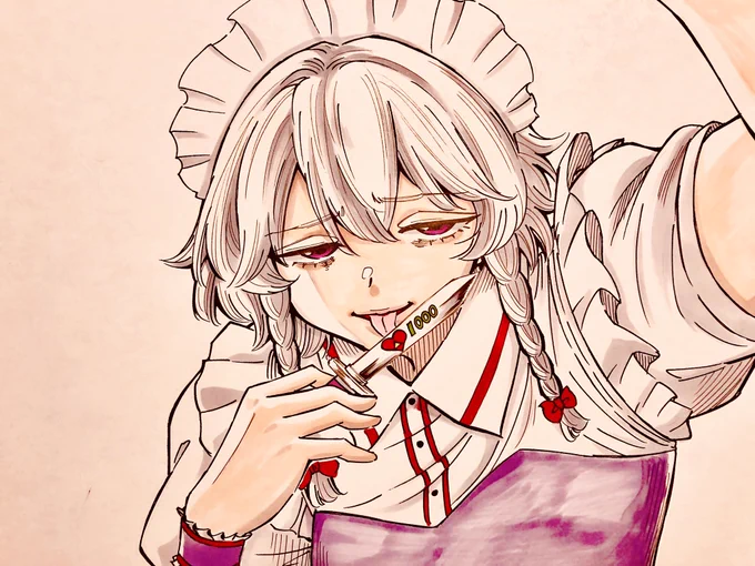 髪を引っ掴んでくる感謝の咲夜#東方Project 