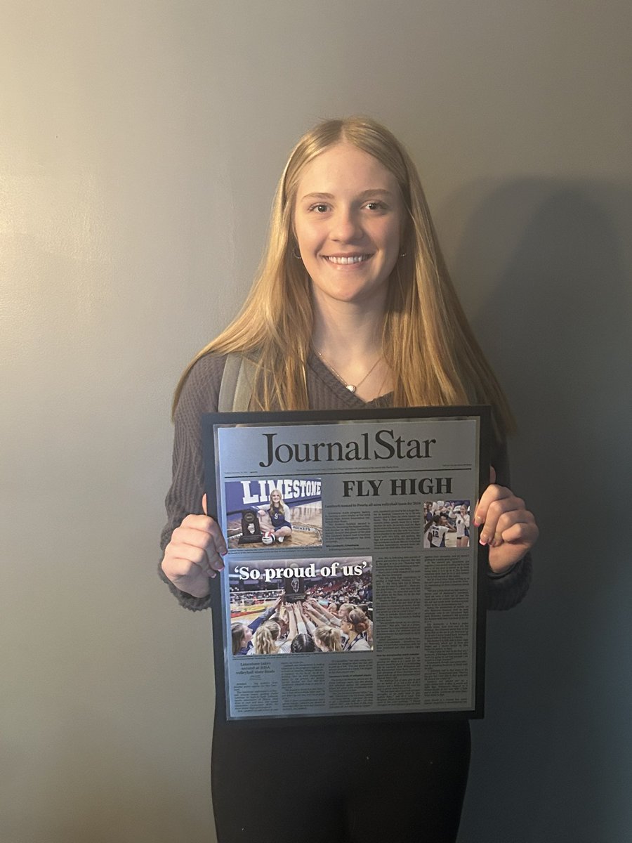 Amelia Lamberti (@mialamberti) on Twitter photo I was gifted this amazing plaque for earning <a href="/pjstarsports/">Journal Star Sports</a>
PLAYER OF THE YEAR and our <a href="/IHSA_IL/">Illinois High School Association #IHSA</a> State run. I love that I will have these memories forever! 💙🚀
#2027setter
<a href="/Rockets_VB310/">LCHS VB</a>
<a href="/CoachSamWol23/">Sam Wolinski</a>
<a href="/VBallrecruiter/">Kara Hill</a>
<a href="/Jennabanz/">Jenna Banz</a> I was gifted this amazing plaque for earning <a href="/pjstarsports/">Journal Star Sports</a>
PLAYER OF THE YEAR and our <a href="/IHSA_IL/">Illinois High School Association #IHSA</a> State run. I love that I will have these memories forever! 💙🚀
#2027setter
<a href="/Rockets_VB310/">LCHS VB</a>
<a href="/CoachSamWol23/">Sam Wolinski</a>
<a href="/VBallrecruiter/">Kara Hill</a>
<a href="/Jennabanz/">Jenna Banz</a>