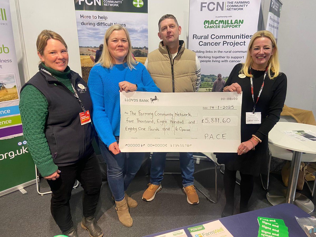 FCNCymru's tweet photo. A huge thanks to Jenny &amp; Kevin Clarke for choosing to support us with proceeds from the famous Welshpool Christmas Illuminated Tractor Run. We're extremely grateful to all involved with P.A.C.E.
#THANKYOUSOMUCH #DIOLCH https://t.co/b3gCon28lv