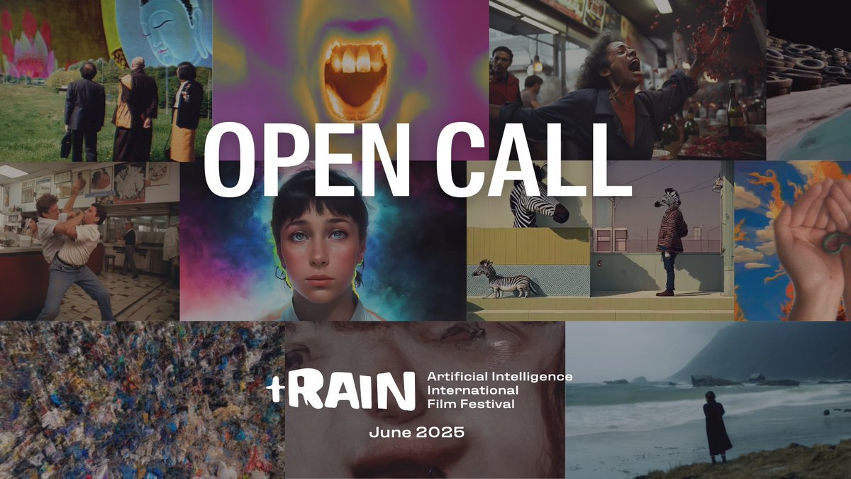 UPFBarcelona's tweet photo. El @rainfilmfest, el primer festival de cinema creat amb IA d'Europa, té oberta la seva convocatòria fins al 9 de març.
Envia la teva pel·lícula aquí https://t.co/kOTEdVeE12
#RAINFF2025 #frequencyofnow #sonar2025 #AI
Coorganitzat per #UPFBarcelona i @SonarFestival https://t.co/jy6QvDiElI