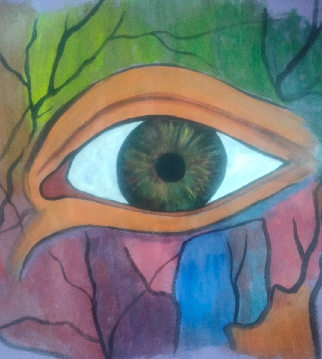 ZainebPti's tweet photo. The eye #LingOrm #2MillionJourneysWithLingling #PainterOfTheNight #PainterYumenoWorks https://t.co/DLMAMSprht