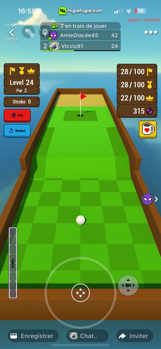 Super Golf, by <a href="/J0P_/">Juuso Pekkarinen</a> is a fresh and cozy puzzle game with up to 100 parkours to complete. Definitively one of my favorite #HypeGame of the day!
hypehype.com/game/super-gol…
#indiedev #indiegame #ios #android