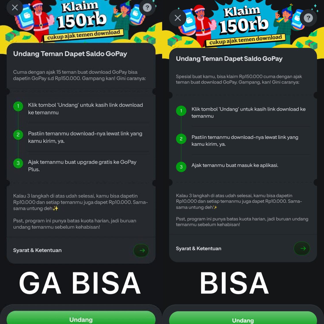 nahxeun's tweet photo. temen temen yang akun gopaynya (bukan gojek) ada event ini) boleh dm aku yaa, nanti aku bantu kerjain sampe full 15 undangan

sfu #zonauang https://t.co/kZWgx5LaPw