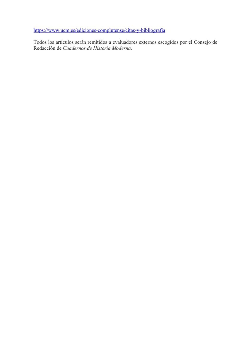 ⚠️ ¡Plazo todavía abierto para el recibo de propuestas para el número monográfico 51.2 (2026)!

📩 cumodern@ucm.es 
🗓️ Hasta el 24 de enero de 2025