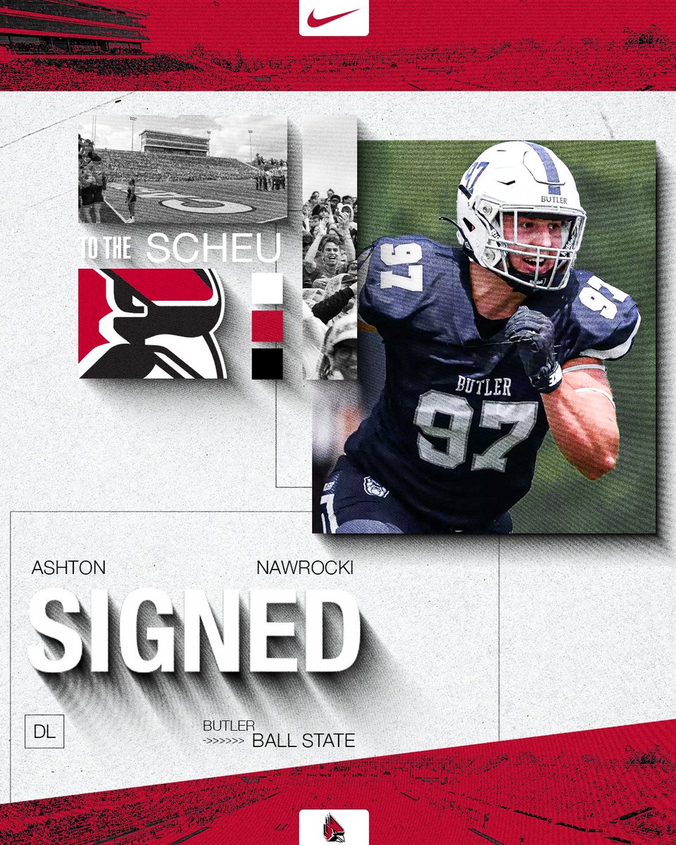 BallStateFB's tweet photo. COACH U’S FIRST CLASS! Signed and enrolled at Ball State. Welcome, @AshtonNawrocki! Go Cardinals!

📰: https://t.co/DwnyOW5rJ9 https://t.co/VR5Zx2mQK1