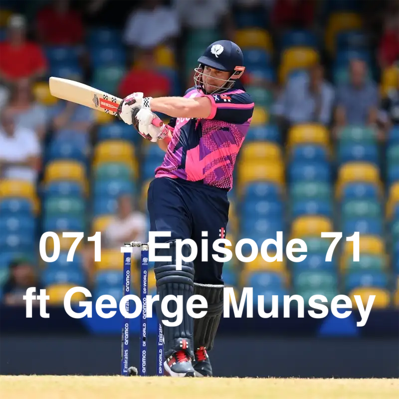 halfwayupmiddle's tweet photo. 071 - Episode 71 ft George Munsey 

The regs return for 2025 and are joined by the globetrotter himself, @GeorgeMunsey who chats openly about his busy year and Scottish cricket in 2025 

Listen here - https://t.co/fxGLQHGX5F https://t.co/Ncl3v5IHGU