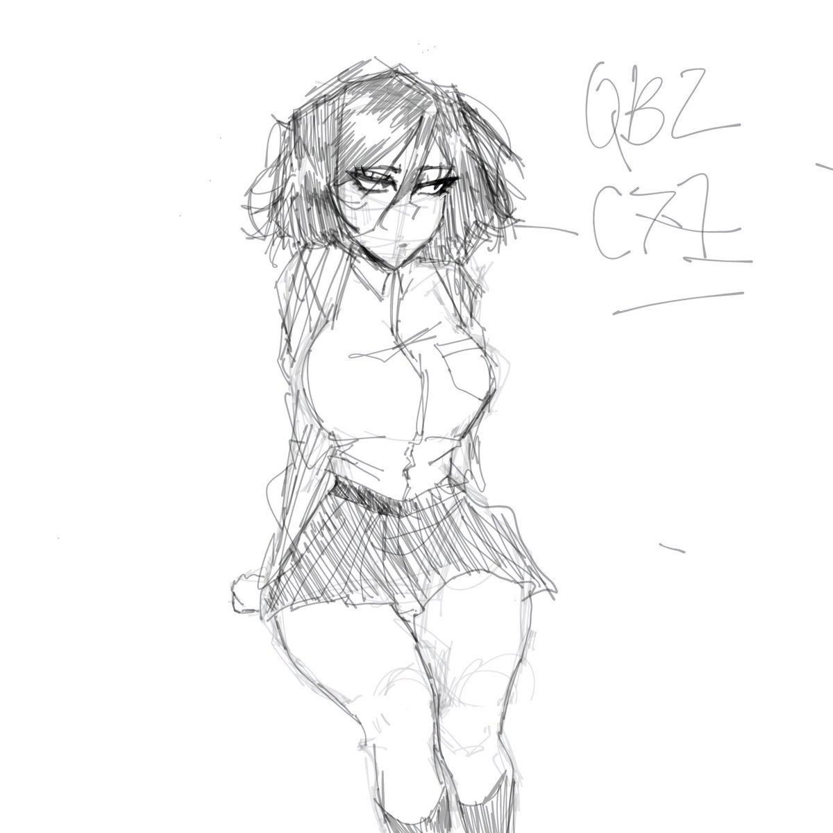 GEARSWARDEN's tweet image. quick sketch #art #artist #AnimeArt #anime #manga
