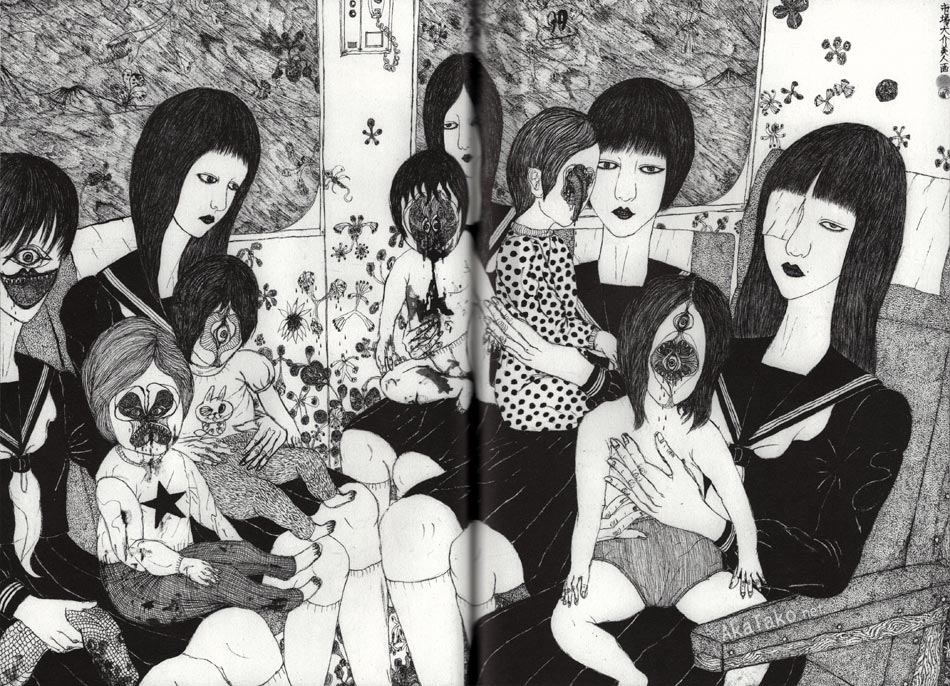 AkaTakonet's tweet photo. My little monster.
Daisuke Ichiba art printed in OVERDUB art book. SIGNED by the artist. Hardcover book is 96 pages packed with drawings, manga, photos, and collages. Available at AkaTako.
https://t.co/r3ptCzE3Ev
@badajapan #daisukeichiba #overdub #市場大介 #自家中毒OVERDUB https://t.co/T21IJzzC5D