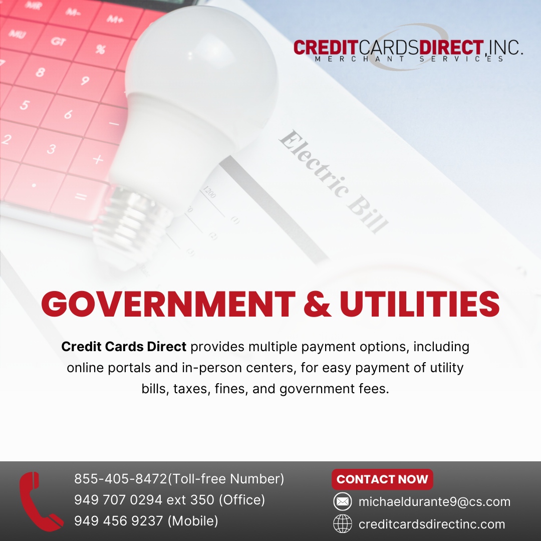 Michael24915689's tweet photo. Efficient Payment Options for Government &amp; Utilities. 🏛️ Credit Cards Direct offers online portals and in-person centers for taxes, fines, and utility bills. 

Recommend us to help others simplify their payment systems! https://t.co/cYLfWKRu9L