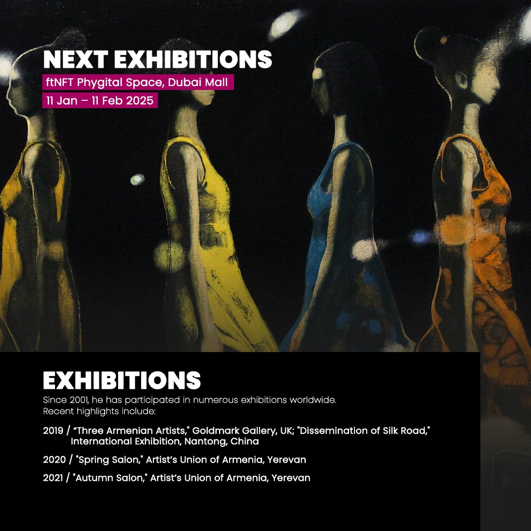 Born with a passion for storytelling through art, Arthur Hovhannisyan has crafted a remarkable career as a visionary artist. 

🎨Here is for you to get an idea about his life experiences, cultural influences, and a profound exploration of human emotions. 

#ftNFT #art #artists