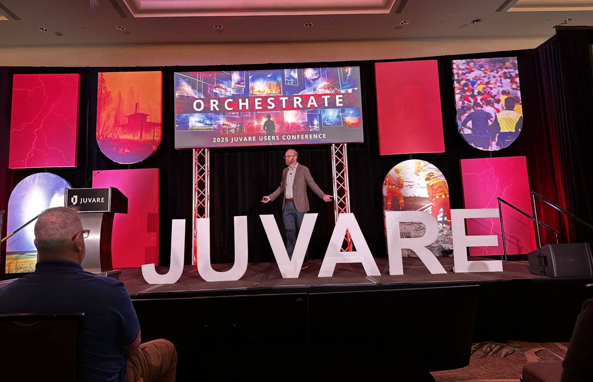 juvarecorp's tweet photo. This morning at the Juvare Users Conference, we kicked off with engaging sessions and welcomed our special guest speaker, Daniel Kaniewski. A former deputy administrator for resilience at FEMA, Daniel brought invaluable insights from his extensive experience. https://t.co/hCoUm3Allk