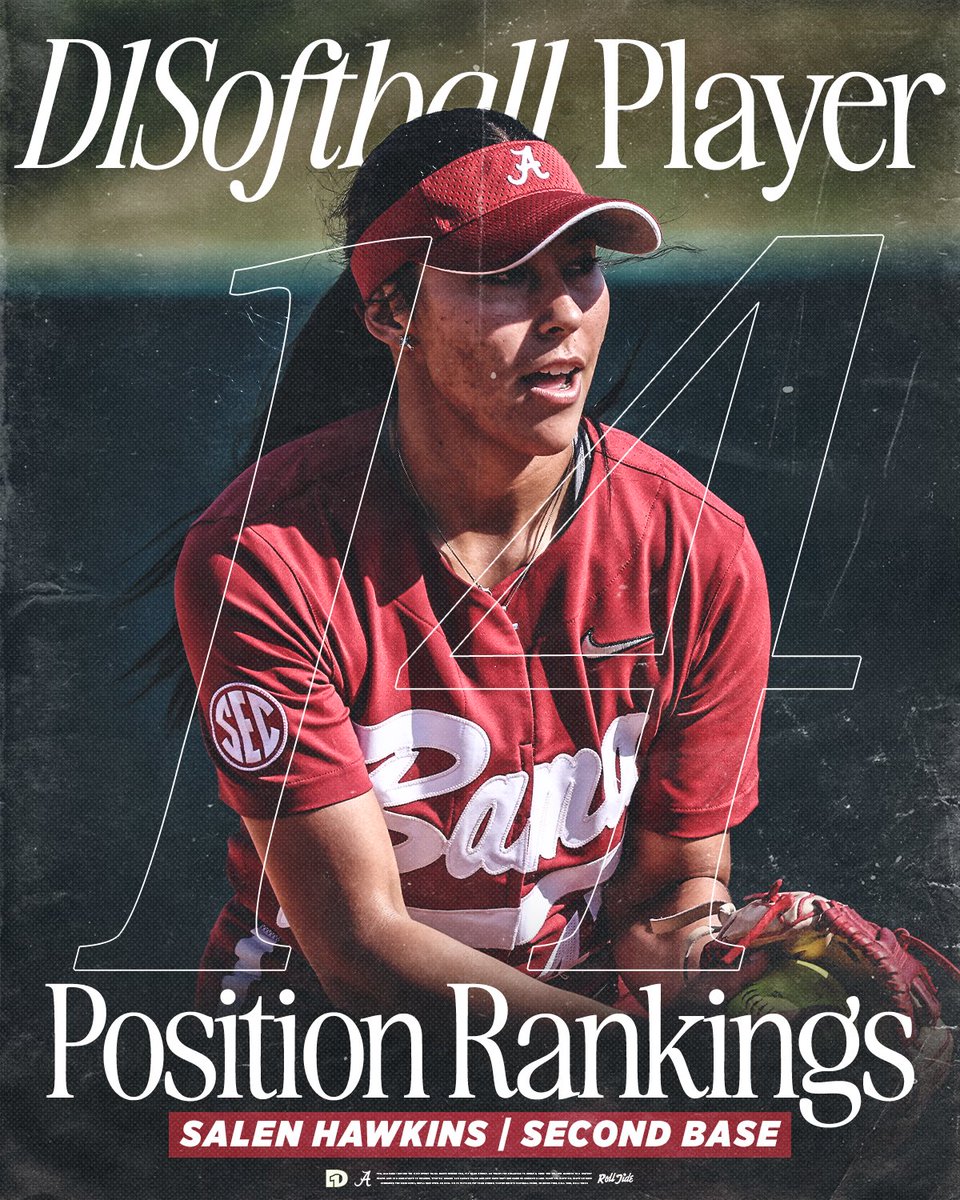 Alabama Softball (@alabamasb) on Twitter photo Difference Maker😤
<a href="/D1Softball/">D1Softball</a> Player Position Rankings - #14 Second Base
#Team29 #RollTide Difference Maker😤
<a href="/D1Softball/">D1Softball</a> Player Position Rankings - #14 Second Base
#Team29 #RollTide