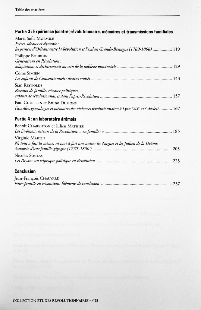 📢 Nous avons le plaisir de vous annoncer la parution des actes du colloque de Valence (avril 2022), dirigés par <a href="/SoulasNicolas/">Nicolas Soulas</a> : "Familles en (contre-)Révolution, (contre-) Révolution en famille ? Mobilisations, conflits et transmissions politiques".
-> etudesrobespierristes.com/produit/famill…