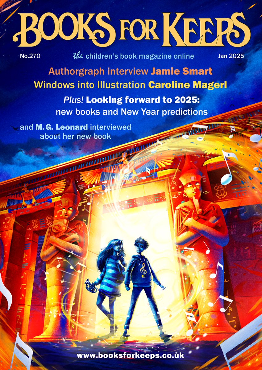Out now! #BfK270 first issue of the NY &amp; a bumper one! Authorgraph interview Jamie Smart,Windows into Illustration Caroline Magerl,new Beyond the Secret Garden &amp; bonus interview with authors,MG Leonard interview PLUS best books, key issue of 2025 💫#kidlit booksforkeeps.co.uk/issue/bfk-270-…