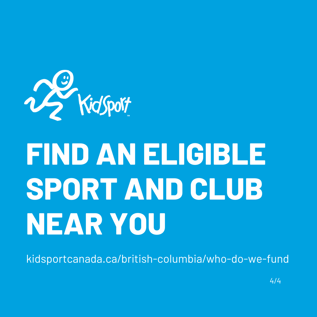 KidSport BC is a program of <a href="/SportBC/">Sport BC</a> and as such, KidSport funding is available to Sport BC member organizations and their affiliated clubs. Visit kidsportcanada.ca/british-columb… for a list of sports and links to find an eligible sport club near you.

#PoweredbySportBC #sportswefund