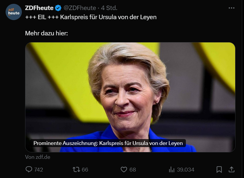 HFersensporn's tweet photo. Gibt's für Korruption auch Preise? https://t.co/msvM35C2il