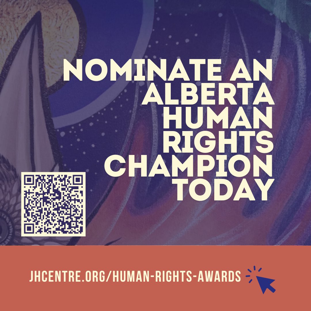 We want to hear about your Human Rights Champion—that person (or group) who makes their community a better place and advocates for others. 

The 2025 Human Rights Awards nominations are now open. Learn more: jhcentre.org/human-rights-a…