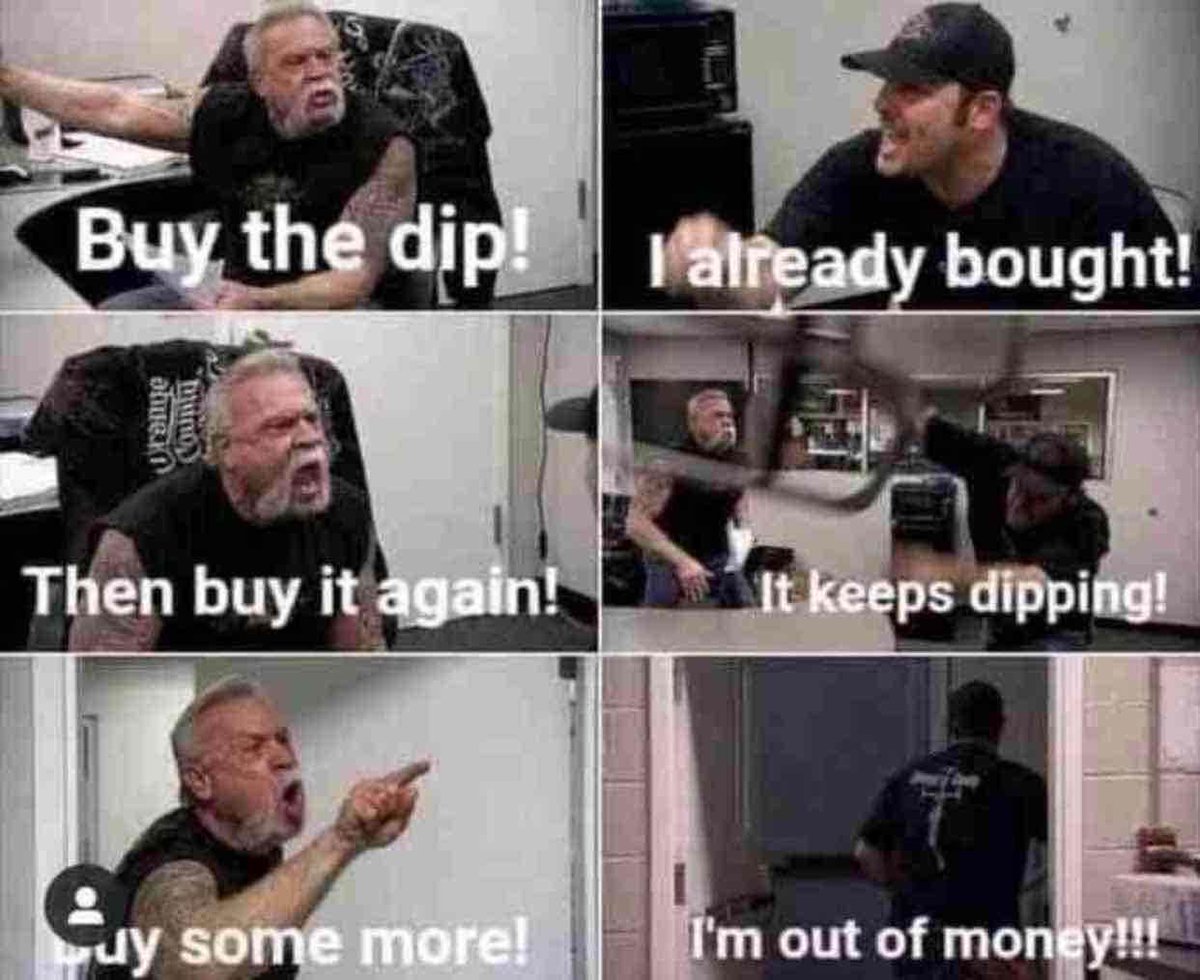 HolySmokas's tweet photo. Buy the dip and never trip https://t.co/vgitLgtpm5