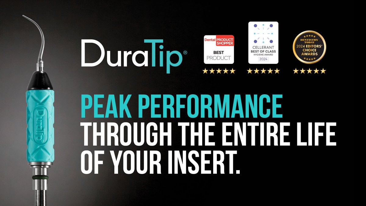 Game-changing alert for hygienists! Imagine maintaining PEAK performance through the ENTIRE life of your insert. No more efficiency drops - while traditional tips lose 50% efficiency after just 2mm wear, DuraTip keeps delivering like-new results up to 3mm! parkell.com/duratip-inserts