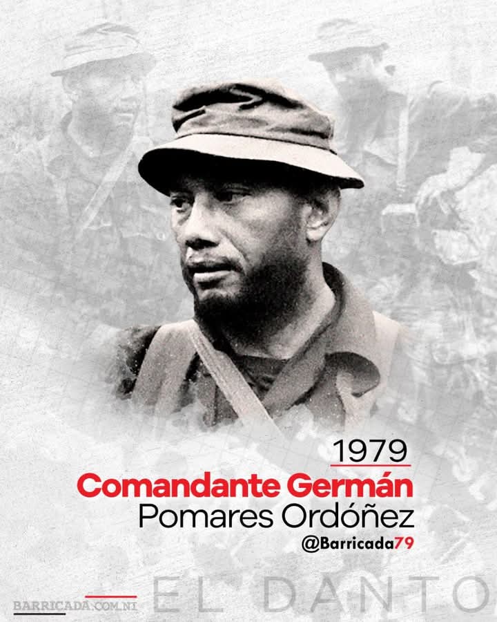 Hoy #15Enero de 1979, El Comandante Germán Pomares Ordoñez denunció el apoyo militare del CONDECA a las tropas de la Guardia Nacional, en acciones contra los guerrilleros sandinistas.