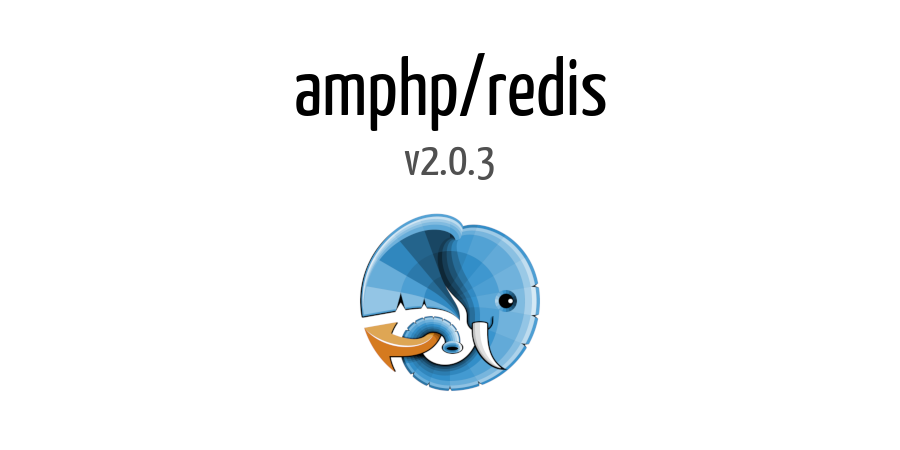 asyncphp's tweet image. amphp/redis v2.0.3 released. github.com/amphp/redis/re…