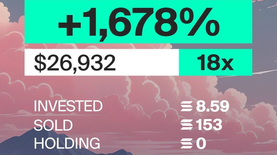 What was your biggest PnL this year?

Someone in OVEN just hit this🔥