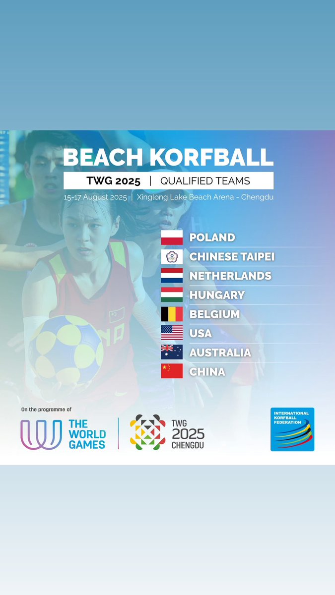 De 8 landen beach Worldgames China!