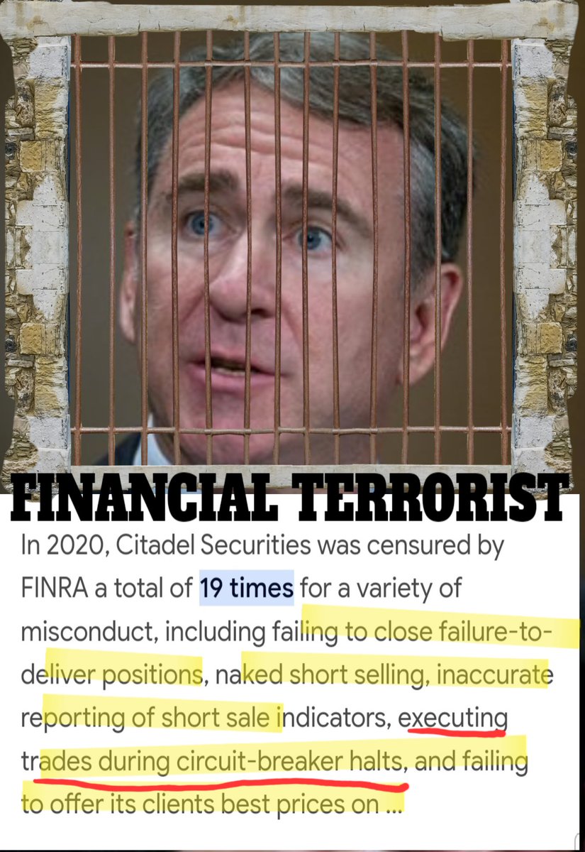Kevin costner (@kevincostneryt) on Twitter photo ๐จ๐ UPTICK RULE ๐๐จ
This video is 15 years old but you will notice nothing much has changed Ken Griffin <a href="/citsecurities/">Citadel Securities</a> is named and the former <a href="/SECGov/">U.S. Securities and Exchange Commission</a> Chairman Arthur Levitt is against the Uptick rule being reinstated.
You will also notice he is a Goldman Sachs Advisor and a ๐จ๐ UPTICK RULE ๐๐จ
This video is 15 years old but you will notice nothing much has changed Ken Griffin <a href="/citsecurities/">Citadel Securities</a> is named and the former <a href="/SECGov/">U.S. Securities and Exchange Commission</a> Chairman Arthur Levitt is against the Uptick rule being reinstated.
You will also notice he is a Goldman Sachs Advisor and a