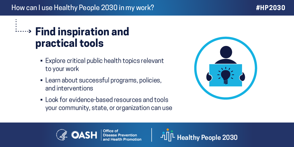 Health Disparities (@nimhd) on Twitter photo Browse #HP2030 resources from <a href="/HealthGov/">Health.gov</a> and learn about evidence-based programs, policies, and interventions you can use in your work: bit.ly/39mPUSg Browse #HP2030 resources from <a href="/HealthGov/">Health.gov</a> and learn about evidence-based programs, policies, and interventions you can use in your work: bit.ly/39mPUSg