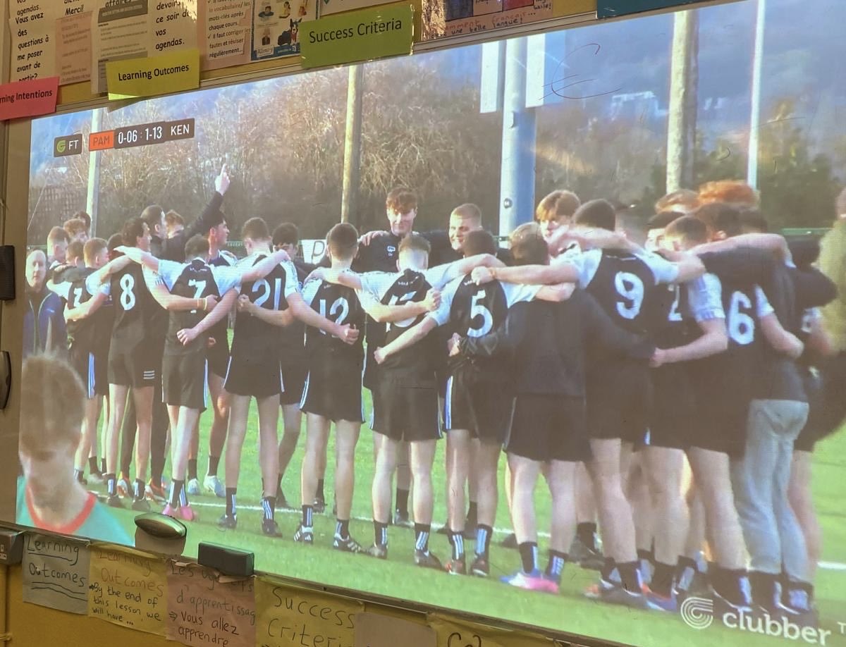 PSceine's tweet photo. Congratulations to the Senior Boys Football Team and their mentors who just defeated Patrician Academy Mallow in the Corn Uí Mhuirí - Under 19 A Football Quarter Final today. https://t.co/8u6YjFRrJQ