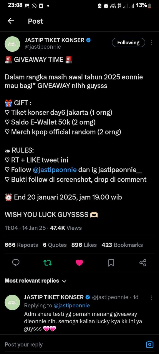 mbloom's tweet photo. @jastipeonnie all donee kakk!! aku hanya mw merch kpop untuk tman ke konser desik (dah ada tiketnya hehehehhe) ✨️✨️✅️🤭🍀❤️ https://t.co/PHQxGQrTTS
