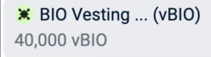 cryptoserbeth's tweet photo. The $BIO airdrop for holding any
@bioprotocol
eco token before August 2024 is now worth ~$40k usd 🦠Believing in Science is cool https://t.co/2hZelRVsrZ
