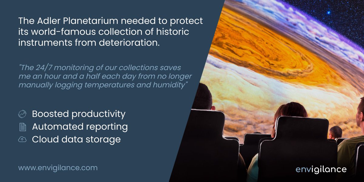 Envigilance (@iaq_matters) on Twitter photo 🪐 How does <a href="/AdlerPlanet/">AdlerPlanet</a> safeguard centuries-old instruments? By automating monitoring with IoT, they save over 500 hours each year and ensure artefact protection 24/7. #astronomy #planets #museum 🚀 🪐 How does <a href="/AdlerPlanet/">AdlerPlanet</a> safeguard centuries-old instruments? By automating monitoring with IoT, they save over 500 hours each year and ensure artefact protection 24/7. #astronomy #planets #museum 🚀