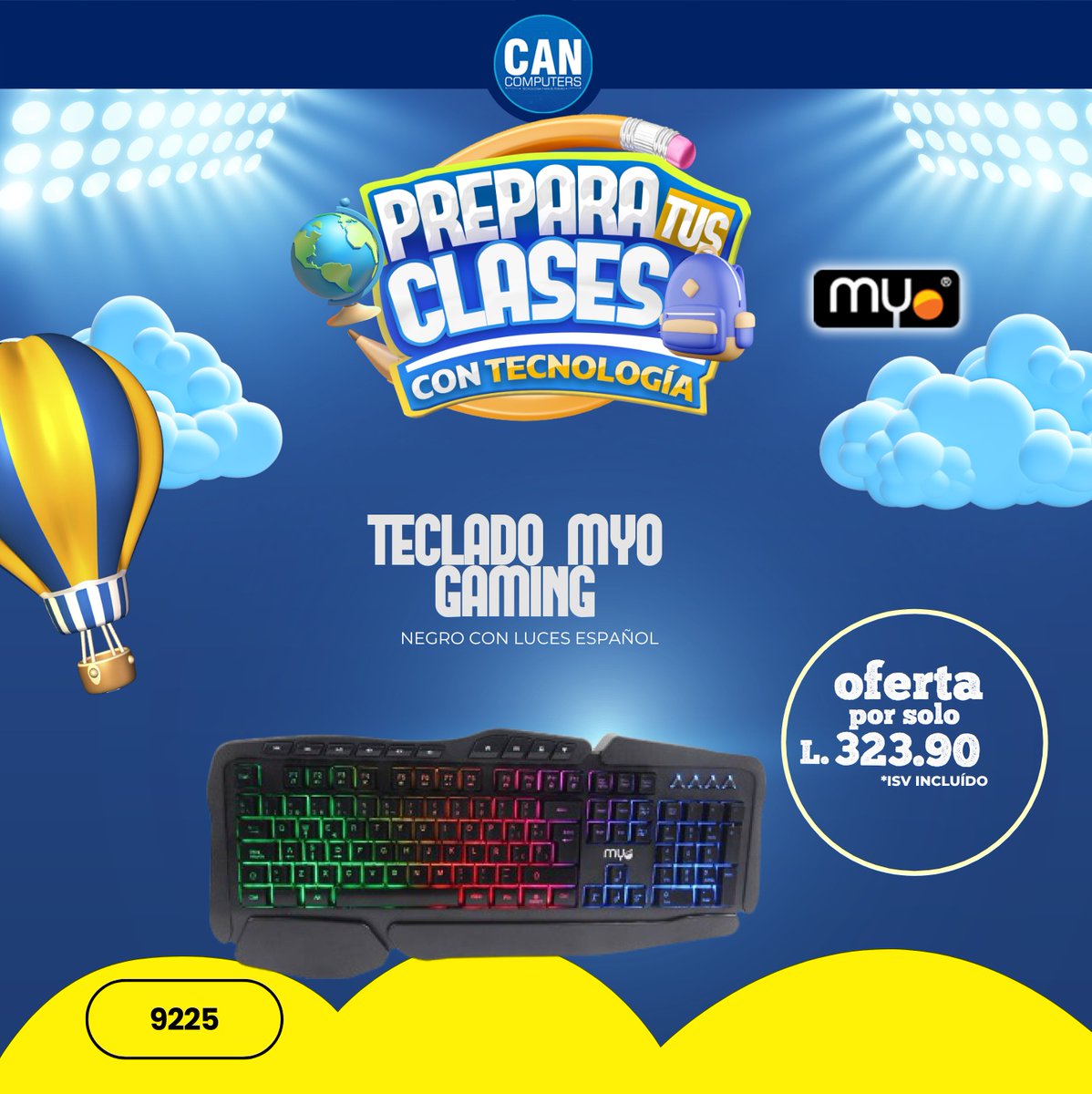 Cancomputers's tweet photo. 🎮✨¡Prepárate para tus clases con tecnología de alto rendimiento!🎓💻

Perfecto para tus proyectos escolares, estudios y, por supuesto, ¡para divertirte en tus momentos de descanso! 🚀🎮

👉 #PrepárateConTecnología #MYOGaming #CANCOMPUTERS #RegresoAClases https://t.co/vfU2Fop0sa