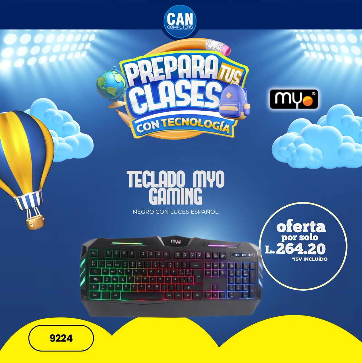 Cancomputers's tweet photo. 🎮✨¡Prepárate para tus clases con tecnología de alto rendimiento!🎓💻

Perfecto para tus proyectos escolares, estudios y, por supuesto, ¡para divertirte en tus momentos de descanso! 🚀🎮

👉 #PrepárateConTecnología #MYOGaming #CANCOMPUTERS #RegresoAClases https://t.co/vfU2Fop0sa