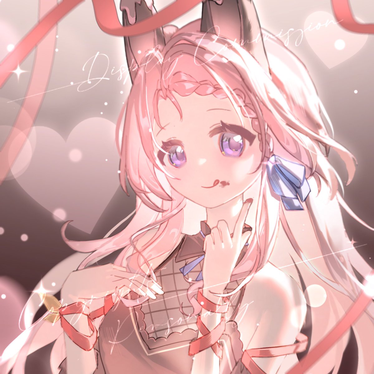 #VGenComm for <a href="/SimplySweetVT/">Simply Sweet ♡ Bunny Vtuber</a> 💕🍫🍫🍫