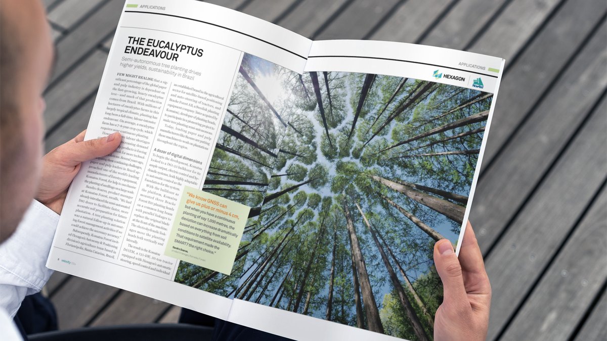 Precision agriculture leads in developing off-road autonomy; Komatsu is just one example. Read how they leverage precise positioning and machine control technologies to power their semi-autonomous tree planting operations in Brazil >> hxgn.biz/40Z6hSA