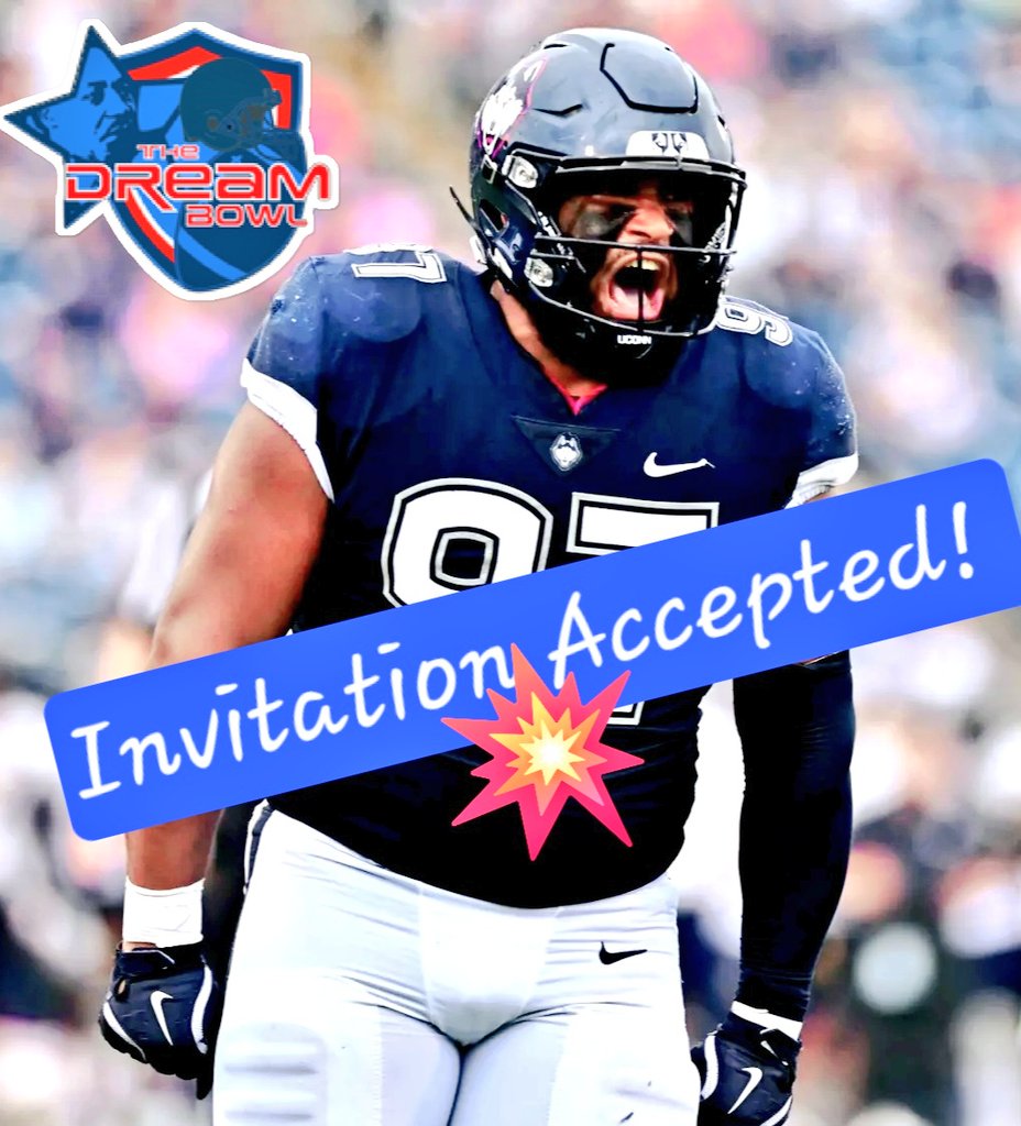 The Dream Bowl (@thedreambowl) on Twitter photo This just in 📨...<a href="/ShrineBowl/">East-West Shrine Bowl</a> & <a href="/seniorbowl/">Reese's Senior Bowl</a> watch list DT <a href="/JelaniStafford1/">iamlowlifelani🎈™</a> has accepted his invitation to compete in this weekend's <a href="/TheDreamBowl/">The Dream Bowl</a> in Little Elm, TX! 💥👀 Iron sharpens iron!💯 <a href="/DraftDiamonds/">Draft Diamonds ™️</a> <a href="/UConnFootball/">UConn Football</a> #DreamBig #Dreambowl #NFL #CFL #UFL #Play4Kay This just in 📨...<a href="/ShrineBowl/">East-West Shrine Bowl</a> & <a href="/seniorbowl/">Reese's Senior Bowl</a> watch list DT <a href="/JelaniStafford1/">iamlowlifelani🎈™</a> has accepted his invitation to compete in this weekend's <a href="/TheDreamBowl/">The Dream Bowl</a> in Little Elm, TX! 💥👀 Iron sharpens iron!💯 <a href="/DraftDiamonds/">Draft Diamonds ™️</a> <a href="/UConnFootball/">UConn Football</a> #DreamBig #Dreambowl #NFL #CFL #UFL #Play4Kay