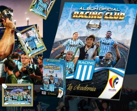 espinalpipe's tweet photo. El actual Campeón de la suramericana @RacingClub tendrá su Álbum para llenar con Stikers y la encargada es la marca colombiana Pulidini que viene haciendo presencia en varias ligas del continente. https://t.co/0uYqnM29OG