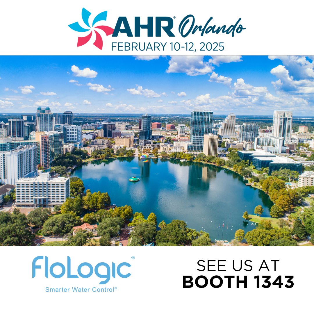 FloLogic's tweet image. The countdown to AHR 2025 is officially on! Make sure you stop by booth 1343 for live demonstrations of our products, a closer look at our innovative technology, and to meet the team. We can't wait to see you in Orlando!
#FloLogic #LeakDetection #AHR #Tradeshow