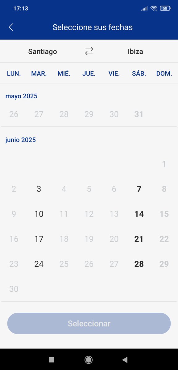 __estrella123's tweet photo. @Ryanair_ES Vais a añadir mas vuelos mas dias mas adelante? O va quedar asi definitivamente SCQ-IBZ en Junio https://t.co/7lVW2OQjPW