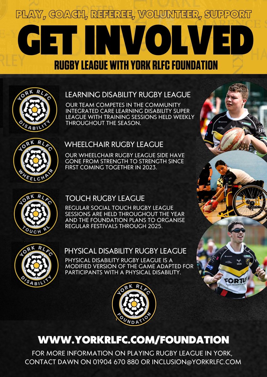 York RLFC Foundation tweet media