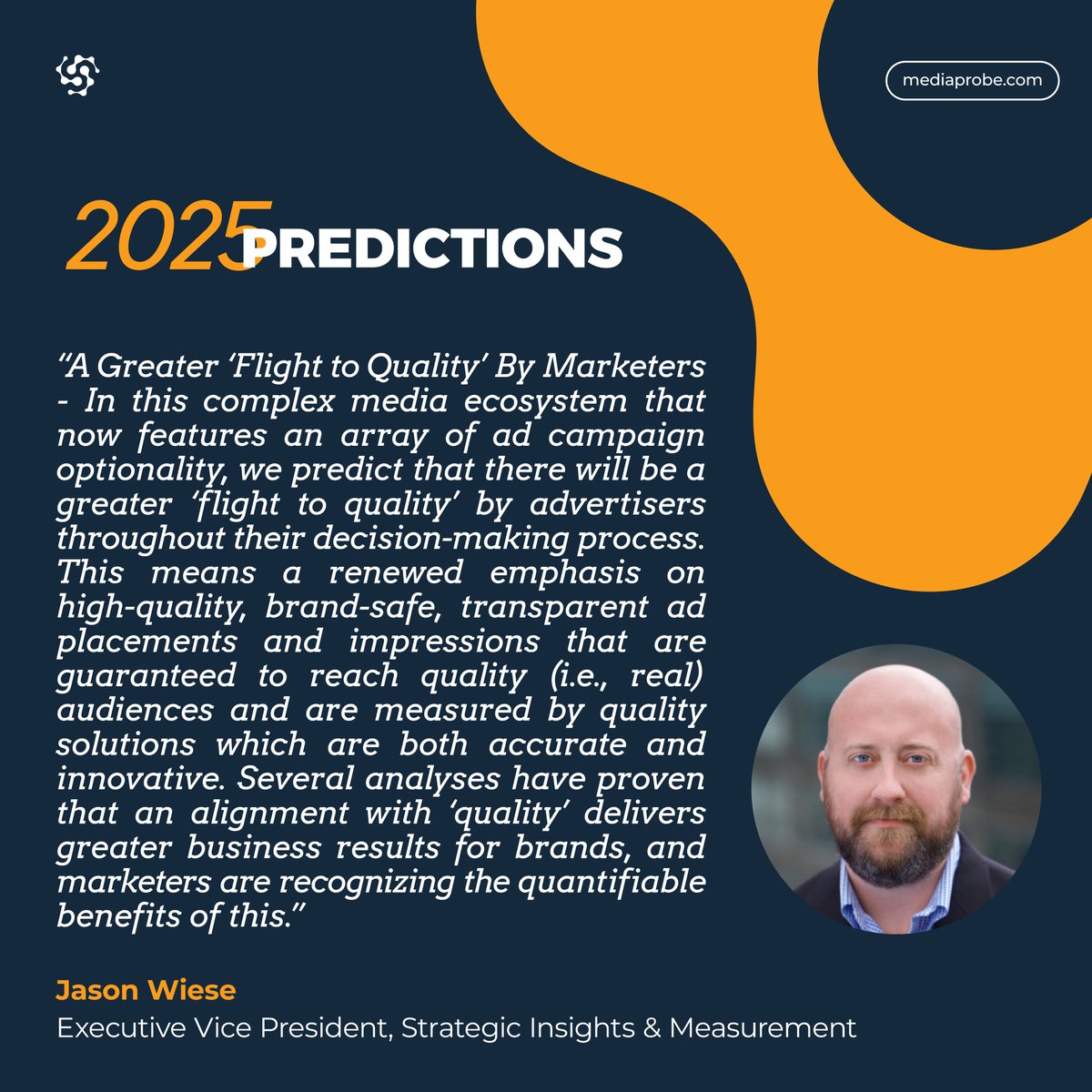 Marketers are re-shifting focus to *quality*. <a href="/VABintel/">VAB</a>’s 2025 prediction: a “flight to quality” in ad placements, audience measurement, and transparent solutions. Quality = better results. Do you agree? #2025Predictions #marketingquality #mediameasurement #flighttoquality