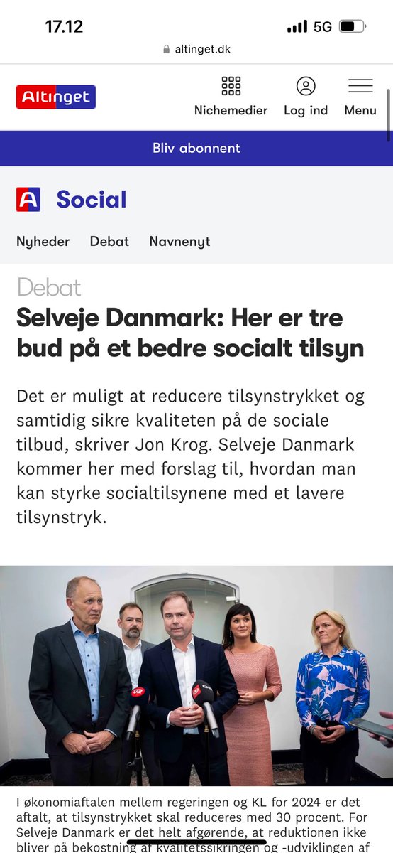 Hvordan kan man reducere socialtilsynene og samtidigt sikre kvaliteten på tilbuddene? Det har vi i <a href="/SelvejeDanmark/">Selveje Danmark</a> tre forslag til: 1) Kvalitetsmodellen skal målrettes, 2) Bedre vejledning, 3) Light-tilsyn til læring