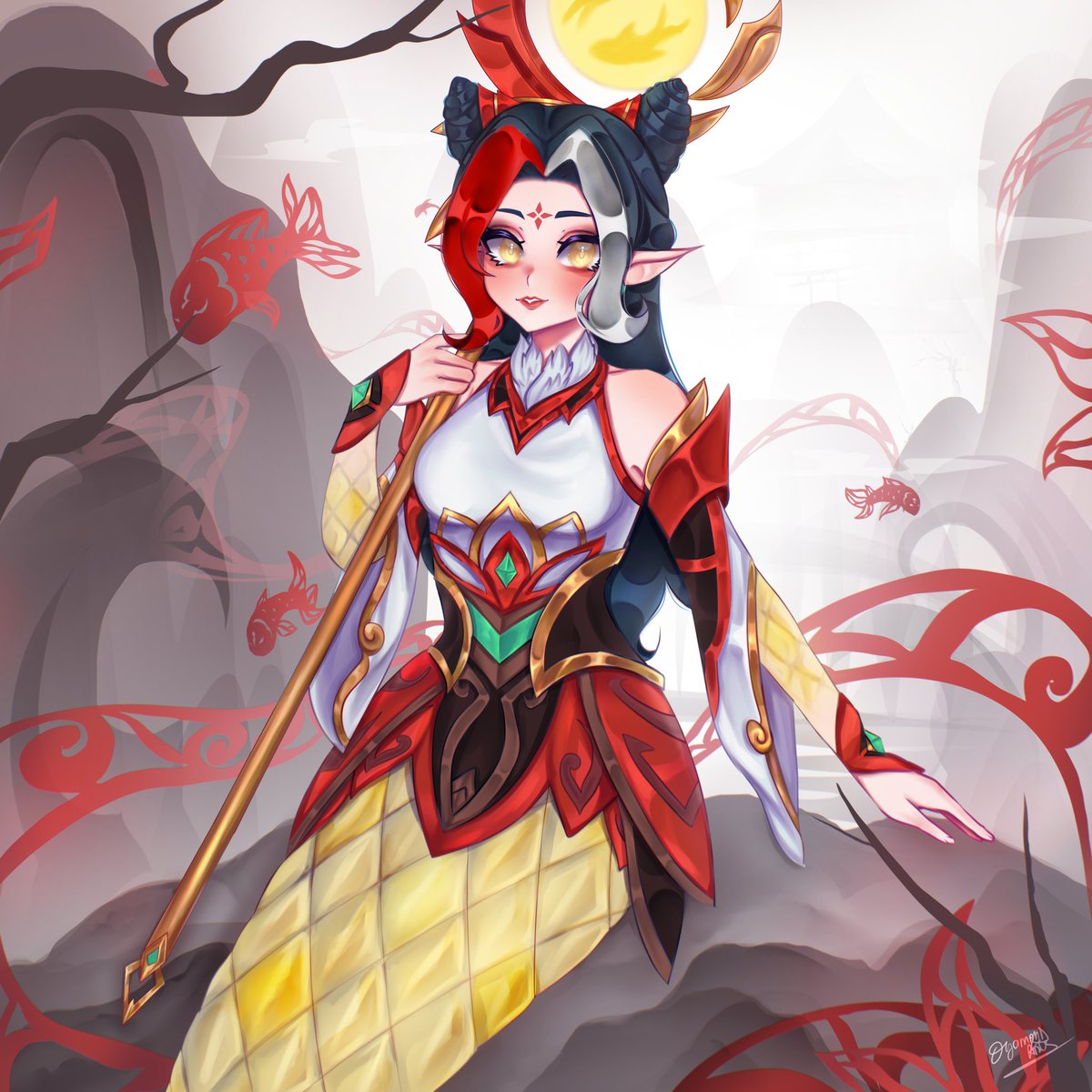 DYAMONDARTS's tweet image. Mythmaker Nami fan art
I hope you like it!
#mythmakernami #namilol #LeaguefLegends #LeagueOfLegendsFanArt #ArtofLegends