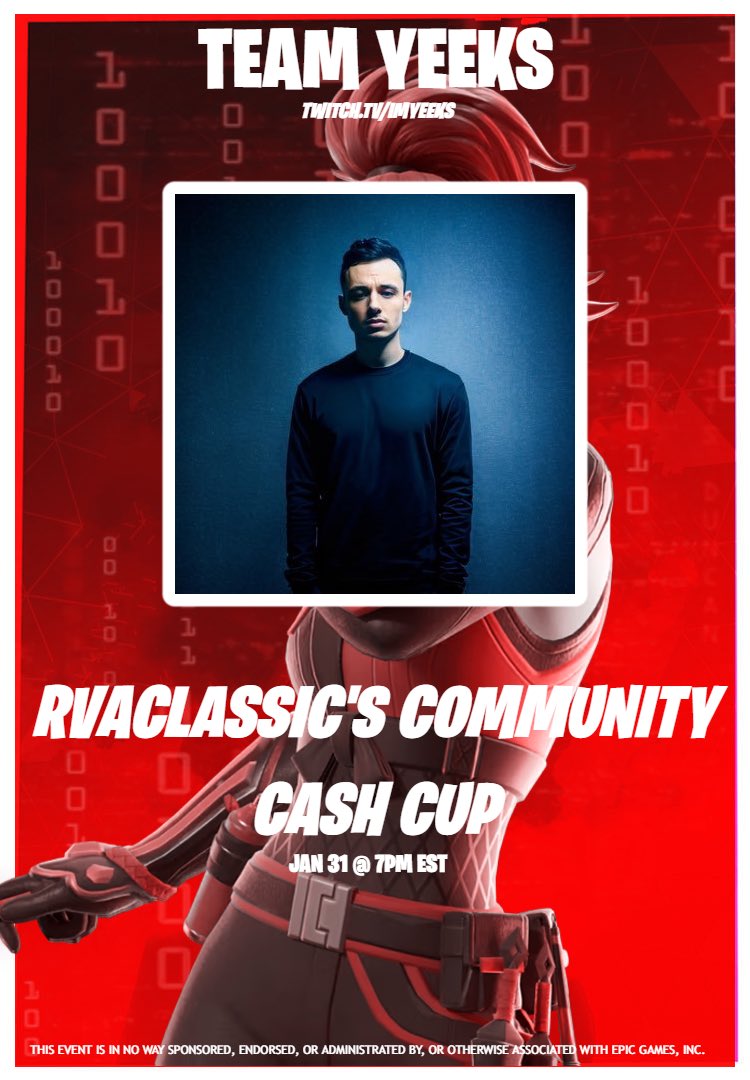 🚨 🚨
I’ll be captaining a team for the <a href="/RVAClassic/">Matt Sim📍Network School</a> $500 Community Cash Cup happening on Friday, January 31st, at 7 PM EST 🏆
💰 Prize Pool: $500
🎙️ Casted by @LFArticle
🔗 Join the action: discord.gg/zTfKW4Ahej