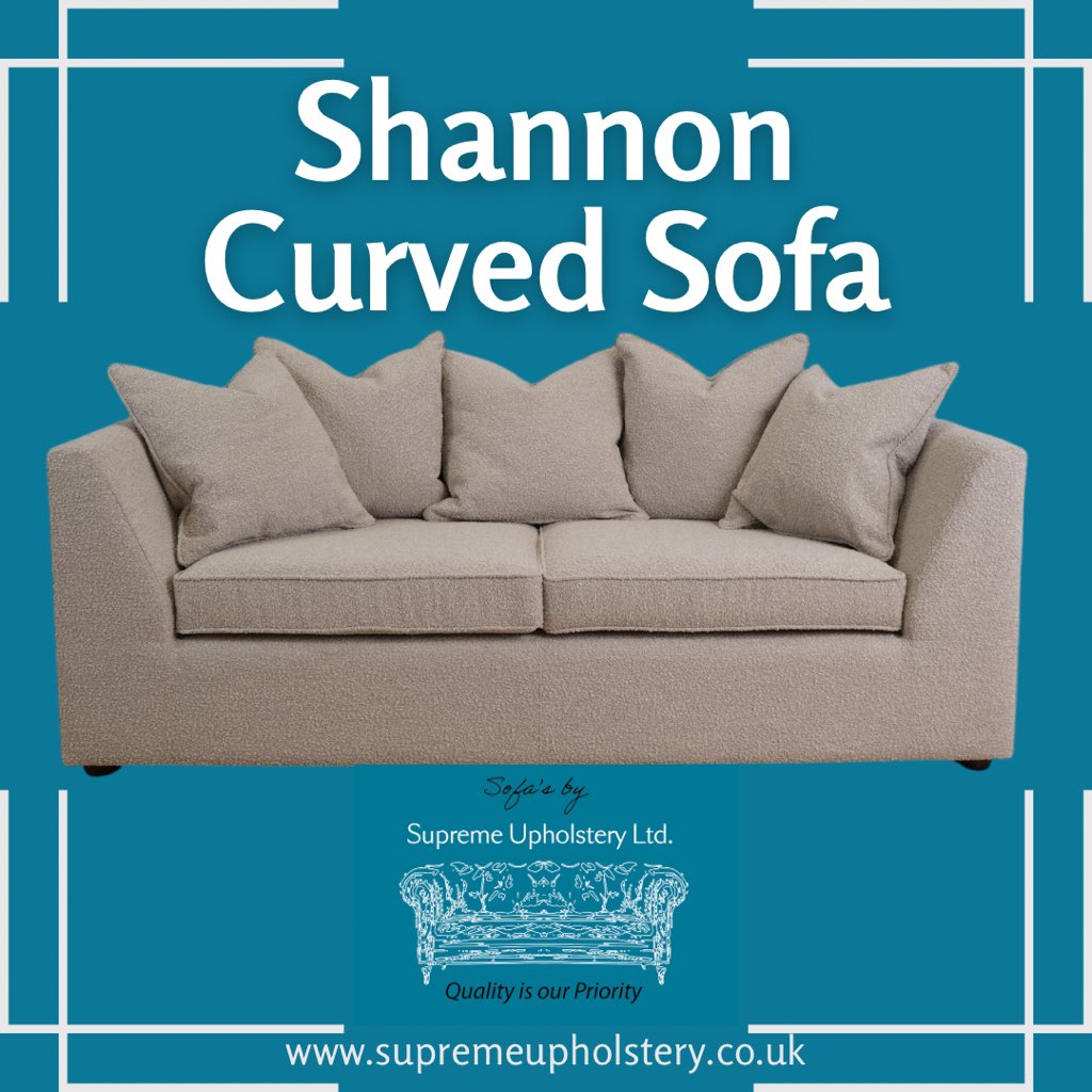 Elevate your living space with the Shannon Sofa. Featuring a sleek curved backrest, it combines timeless elegance with unmatched comfort. Perfect for any modern home #ShannonSofa #HomeDecor #Altrincham #AlderleyEdge #Manchester #Stockport #Cheshire #Hale #CheadleHulme #Wilmslow